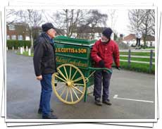 thumbnail picture of alan and terry with bakers cart