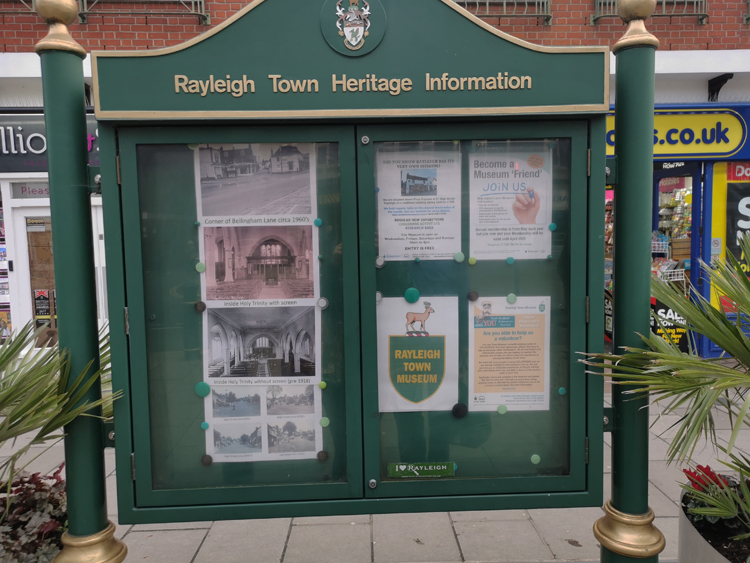 Heritage notice board